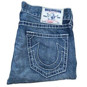 Vintage True Religion Jeans Size 36 STRAIGHT Blue